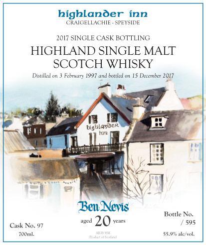 Whisky label front